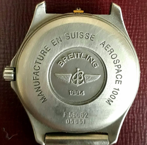 Relogio Breitling Aerospace Titanium E Ouro 40 Mm Digital
