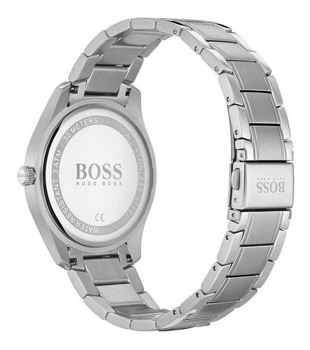 Reloj Hugo Boss Para Hombre Color Plateado 1513730