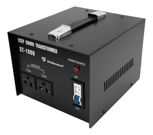 Transformador 220v - 110v 1000w Con Llave - Nuevo - Cs