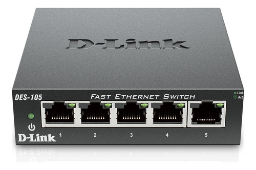 Conmutador Fast Ethernet D-link, Montaje En Pared O Escritor