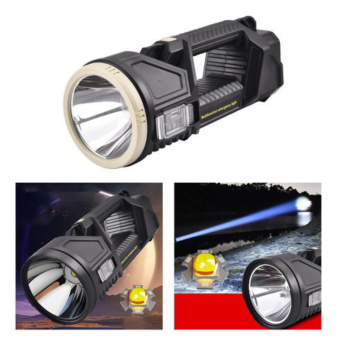 Linterna Led Lámpara Recargable Reflector Para Cortes De