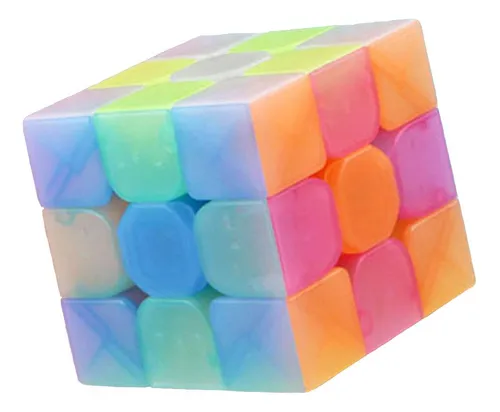 Tanch Qiyi Warrior W 3x3x3 Jelly Speed Cube Stickerless Cubo