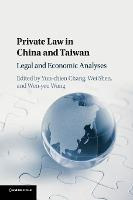 Libro Private Law In China And Taiwan : Legal And Economi...