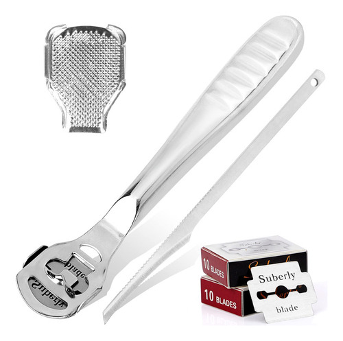 Wellehomi Foot Care Pedicure Callus Shaver Set De Removedor 