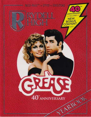 Vaselina Grease Edicion Yearbook Pelicula Blu-ray + Dvd