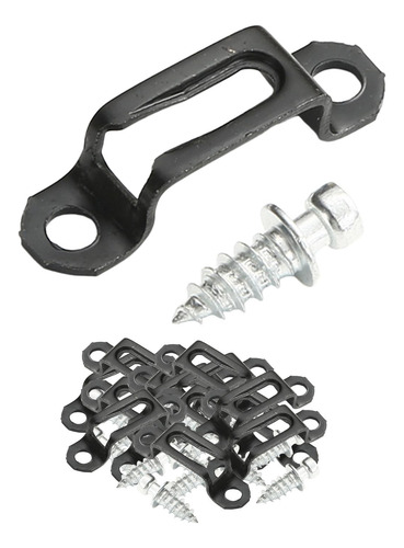 Conector Invisible De 100 Uds., Sujetadores De Medio Negro