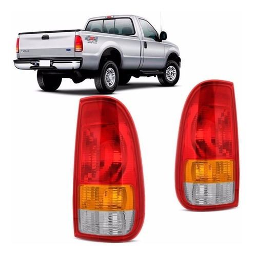 Juego X2 Opticas Traseras Ford F100 Duty 1999 Al 2013 Orig