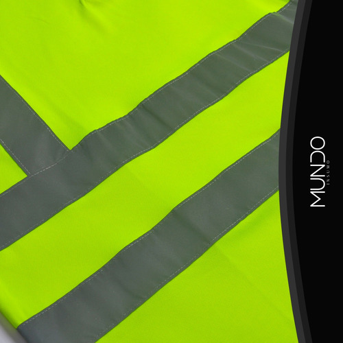 Polera Polo Piqué Dry Fit Manga Larga Con Cinta Reflectiva