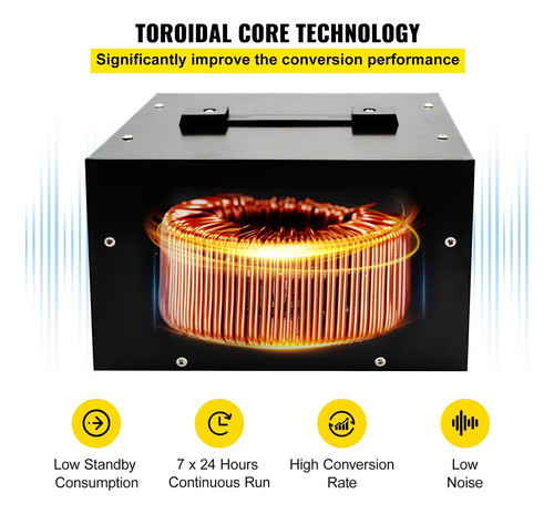 Transformador Conversor Variable 5000w Volt 240 A 110v