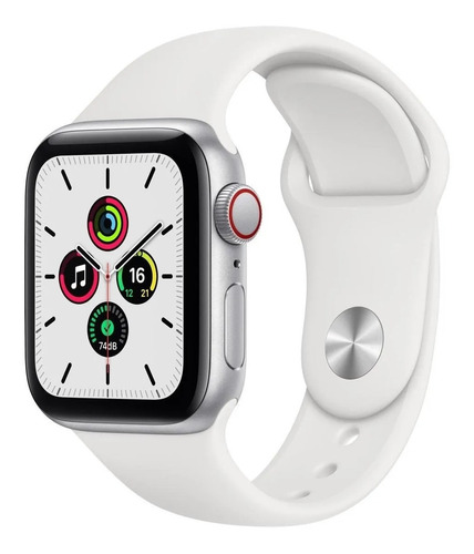 Apple Watch Se Gps Cellular 44mm Caixa De Alumínio Prateada (Recondicionado)