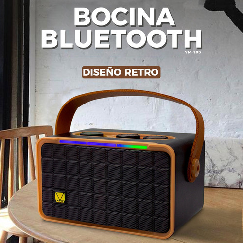 Bocina Bluetooth Con Microfono Fm/am