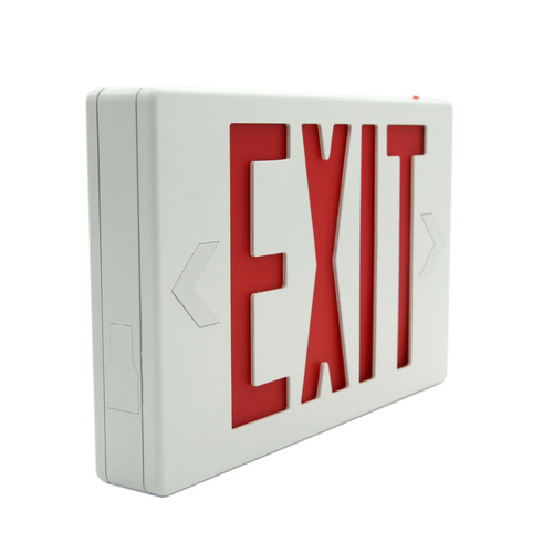 Imagen 2 de 5 de 2 Pack Rojo Led Salida De Emergencia Signo De Luz - Ul924 Ba