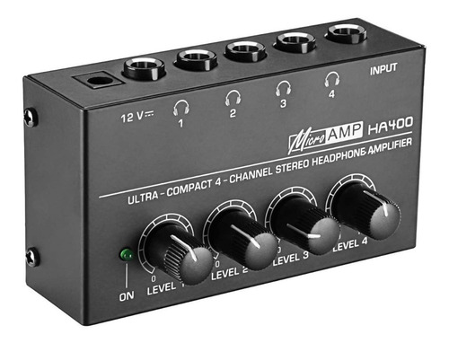 Behringer Amplificador De Audifonos Microamp Ha400