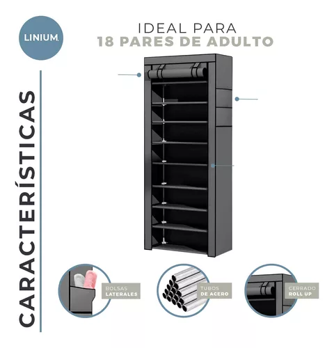 Zapatera Linium Rack Organizador Ropa Zapatos Closet 18pares