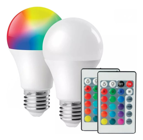 Better Focos Led Cambia 12 Colores/control 
