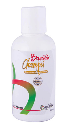 Shampoo Baxidin Champú Para Perros Gatos Equinos X 1o0ml