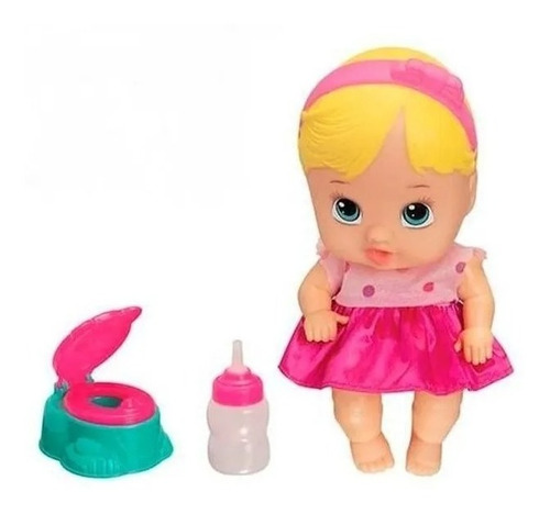 Muñeca Aprendiendo Ir Al Baño Rubia - Little Dolls