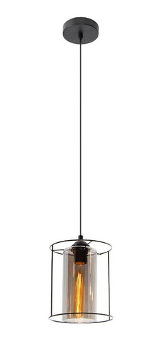 Lámpara Colgante Modern Luxe Negro E27 40w 1 Luz