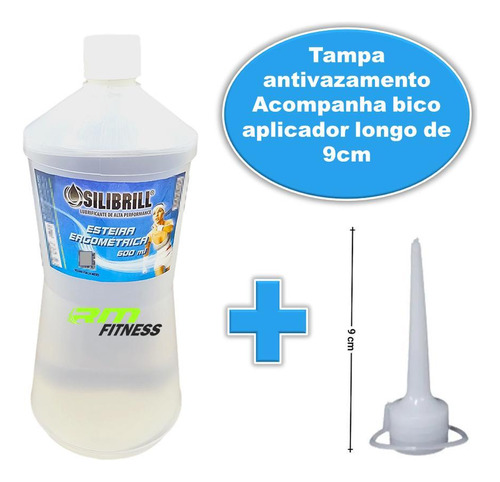 Silicone Lubrificante Puro Silibril 600ml Próprio Esteira