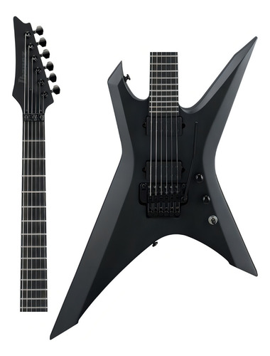 Guitarra elétrica Ibanez XPTB620 de okoume black flat com diapasão de ébano