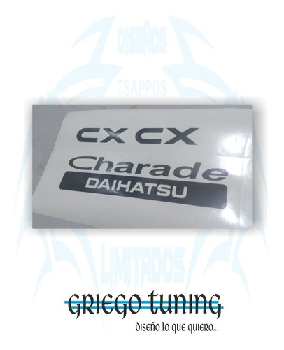 Adhesivo Daihatsu Charade Cx 1997