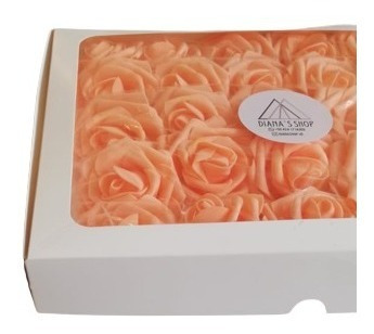 Imagen 1 de 5 de Caja De Rosas Artificiales