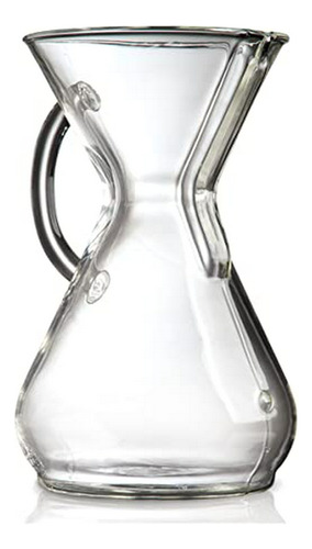 Cafetera Chemex Pour-over Vidrio Transparente - 8 Tazas