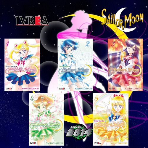 Sailor Moon 01-05 Combo Ivrea