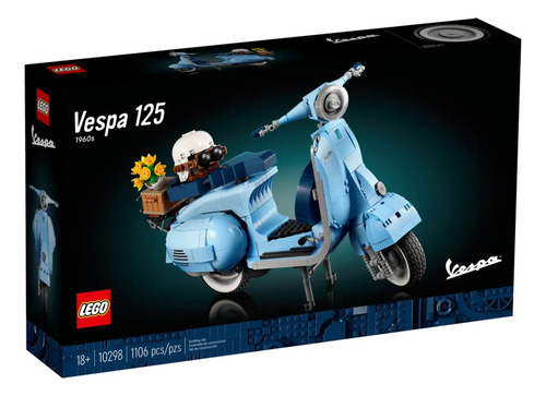 Lego Moto Vespa 125 Figura Coleccionable Para Armar Febo