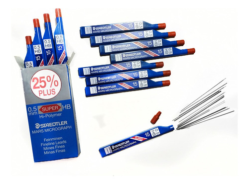 Minas Hb 0.5mm Staedtler Caja 12 Unidades. Tienda Sta Mónica