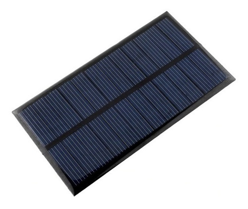 Painel Placa Célula Solar 6v 1w 200ma 110x60mm