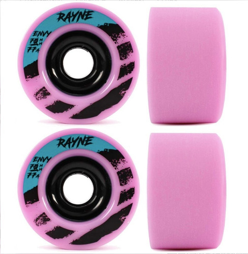 Ruedas Para Longboard Rayne Envy 70mm 77a Freeride Set