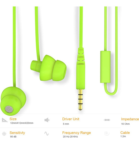 Maxrock Mini5 Auriculares De Ajuste Comodo Con Microfono ...