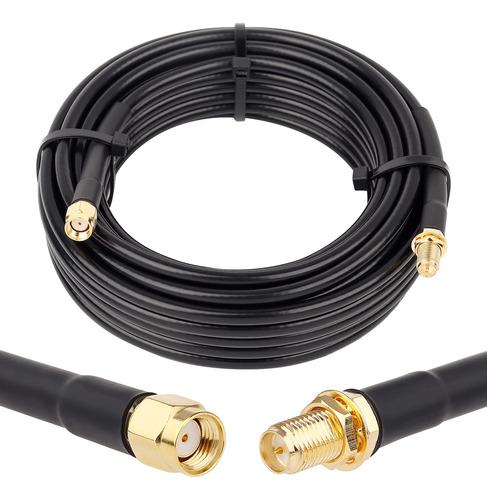 Cable Coaxial Rp-sma Macho A Rp-sma Hembra De 25 Pies, Xrds