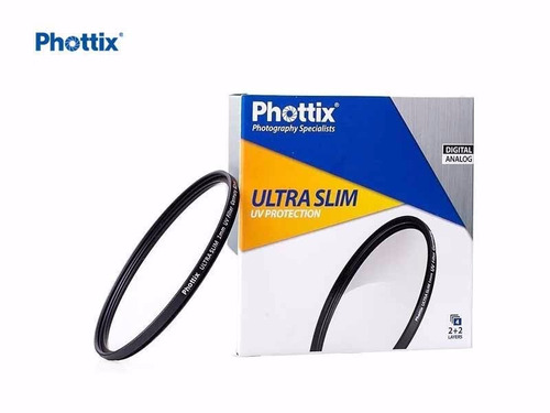 Imagen 5 de 7 de Filtro Uv Protector Phottix Ultraslim Digital P/ Lente 52mm