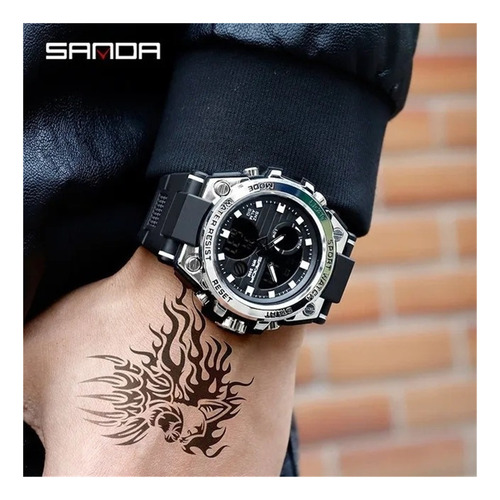 M Reloj Impermeable Sanda739 For Hombre 2pcs