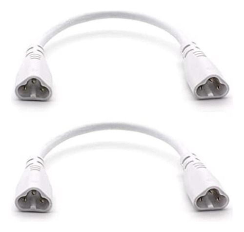 T5 T8 Cable Conector De Tubo Led De 8.5 Pulgadas Doble