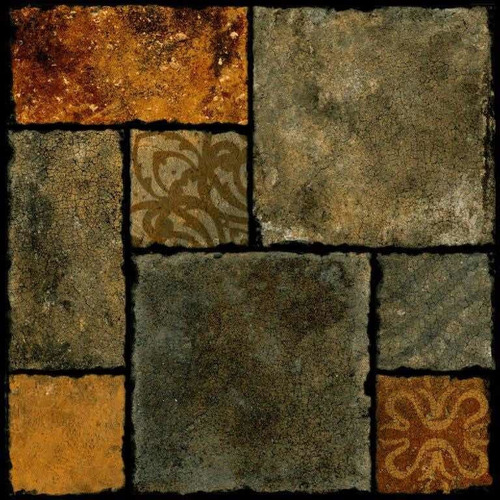 Imagen 7 de 8 de Porcelanato Piso Colonial Rect Deco 64x64. Ceramicarte =)