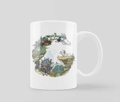 Mug Taza  Estudios Ghibli Totoro Mononoke Chihiro