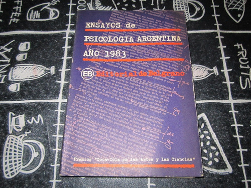Ensayos De Psicologia Argentina - Ar: Varios - Ed:de Belgra