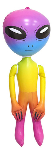 Juguetes Inflables Alienígenas Inflable Globo Colorido 90cm