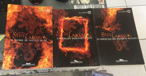 Livro Trilogia Millennium Stieg Larsson (Usado)