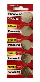 Pila Cr 2032 X 5 Unidades 3v Panasonic