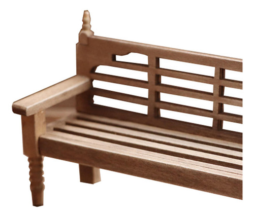 Muebles De Banco En Miniatura De Madera De Estilo Vintage