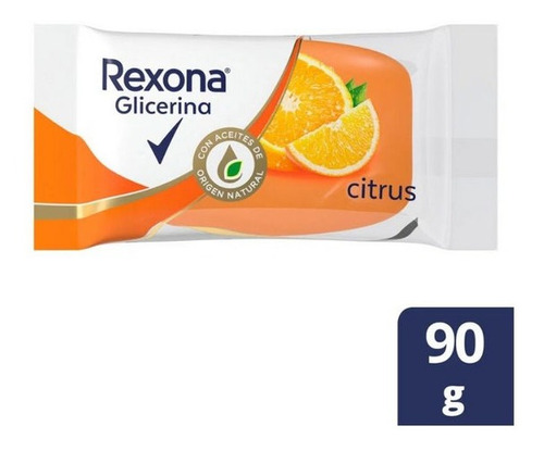 Jabon De Glicerina Rexona Citrus Aceite X 90 Gr