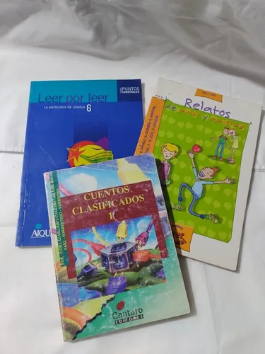 comprar X3 Lectura Para  6to Grado Cuentos Recopilaciones Antologías