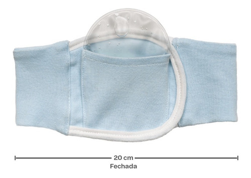 Imagem 2 de 5 de Cinta Térmica Para Cólica Com Bolsa Gel Buba Baby Azul