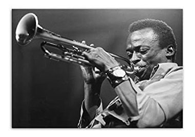 Pengda Canvas Wall Art For Miles Davis Poster Jazz Music Sta