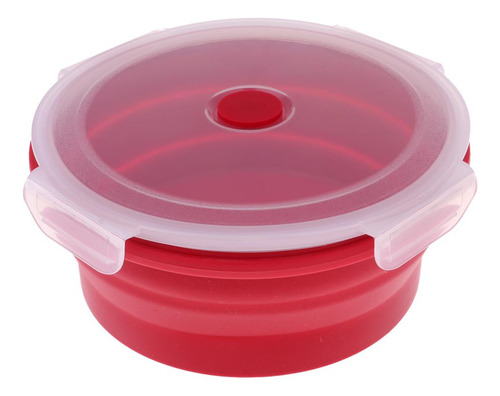 Cuenco Plegable De Silicona Rojo 900 Ml