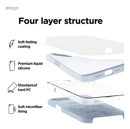 Case Elago Premium Liquid Silicone For iPhone 16e 2025